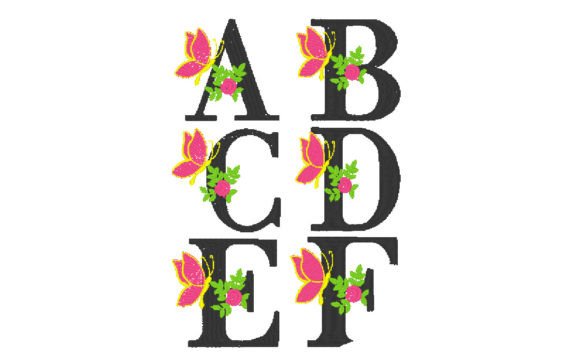 Alphabet Floral Review for Real Embroidery Projects