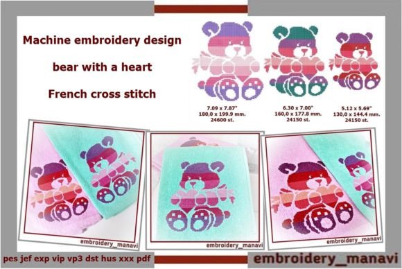 Bear with a Heart French Cross Stitch Review