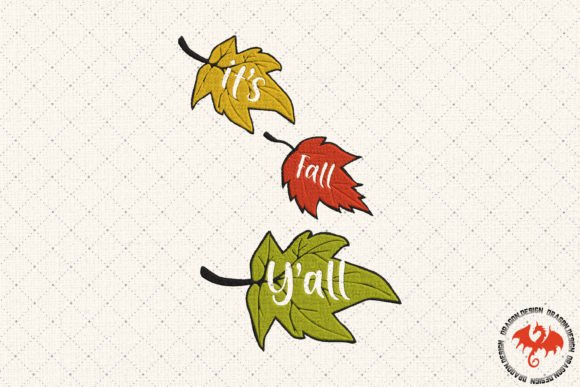 It s Fall Y all Embroidery Design Review