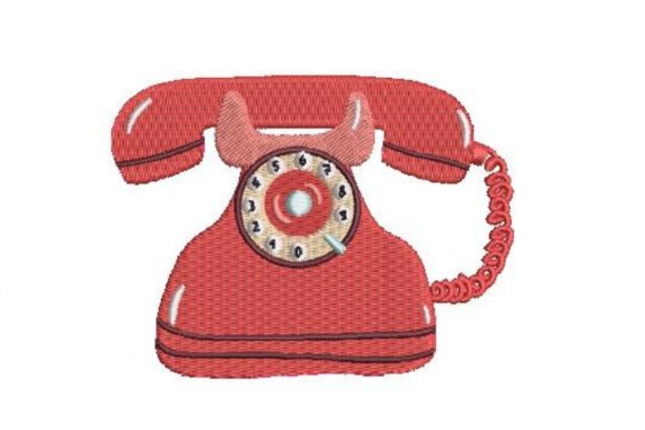 Old School Phone Embroidery Design Review