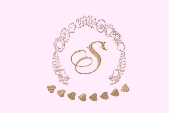 Wedding Frame S Monogram