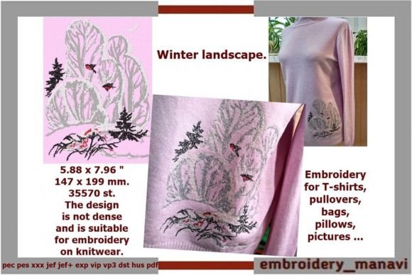 Winter Landscape Review for Small Business Merch